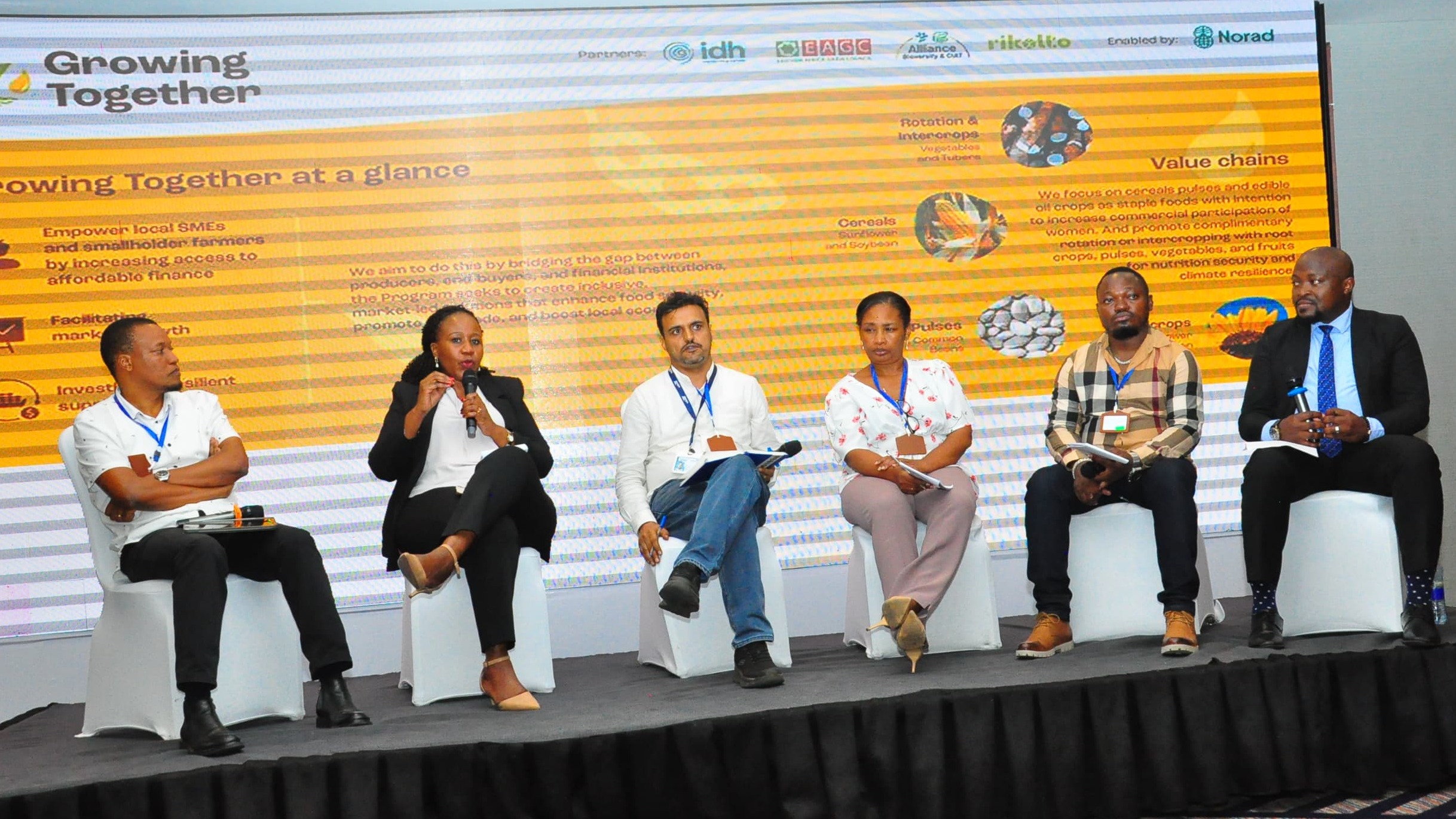 The launching of the "Growing Together" program in Dar es Salaam on 6 November 2024